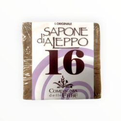 Sapone Aleppo 16% olio di alloro CUBO tradizionale